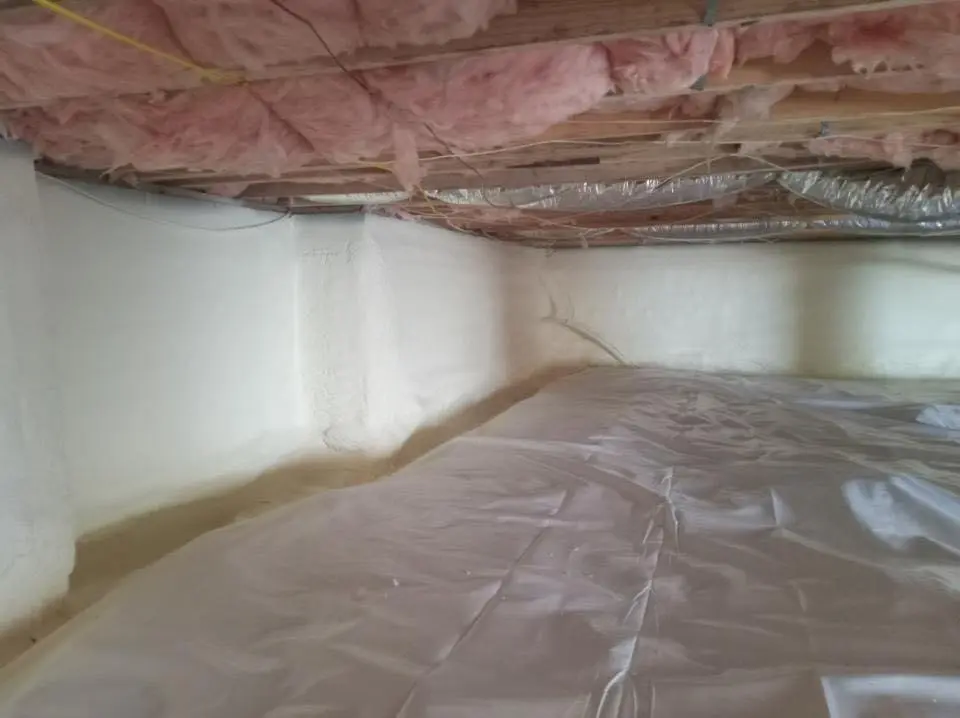 Crawl space encapsulation with closed-cell spray foam for Metal Roof Coating in Cape Canaveral